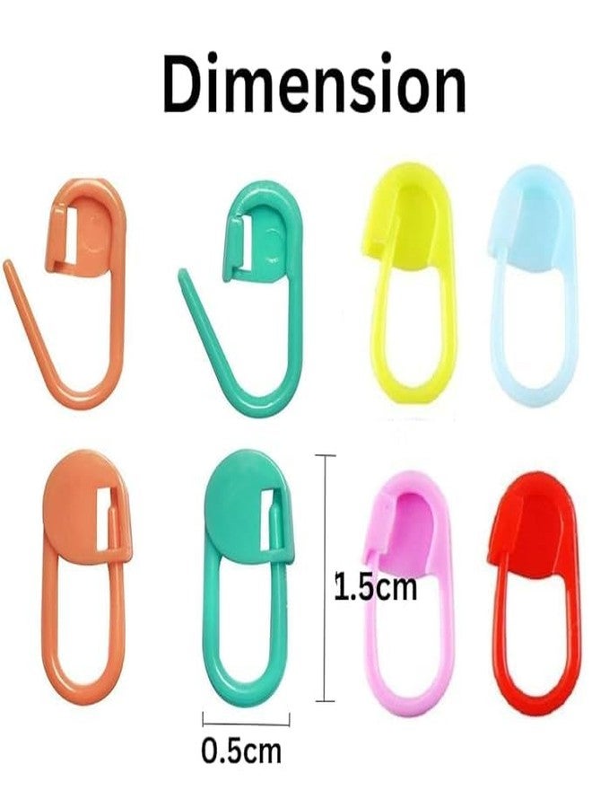 GEMSY مجموعة أدوات الخياطة اليدوية من جيمسي: 25 دبوس كروشيه، 5 إبر بلاستيكية - Image 4